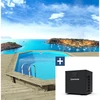 Image de Piscine bois " Miami 145 " - 4.86 x 3.36 x 1.45 m + Pompe à chaleur 3.5 kw/h