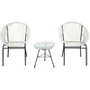 Image de Salon de jardin acapulco "Poli"- 2 places - Blanc