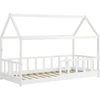 Image de Lit cabane pour enfant "Mila" - 90 x 190 cm - Blanc