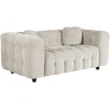Image de Canapé droit en tissu chenille "Vendome" - 2 places - Beige