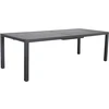 Image de Table de jardin extensible en métal "Salou" - 240/300 x 100 x 75 cm - Gris