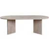 Image de Table basse en bois "Sable" - 60 x 119 x 40 cm - Travertin