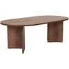 Image de Table basse en bois "Sable" - 60 x 119 x 40 cm - Noyer