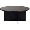 Image de Table basse en bois "Soleil" - 90 x 90 x 40 cm - Bois Noir