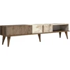 Image de Meuble TV en bois "Milan" - 180 x 35 x 40 cm - NoyerBlanc