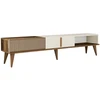 Image de Meuble TV en bois "Milan" - 180 x 35 x 40 cm - Crème de noix