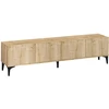Image de Meuble TV en bois "Nora" - 180 x 35 x 50 cm - Chêne Saphir
