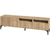 Image de Meuble TV en bois "Ross" - 180 x 35 x 52 cm - Chêne