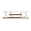 Image de Meuble TV en bois "Canaz" - 120 x 30 x 33 cm - Beige