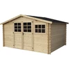 Image de Abri de jardin en bois "Rocval" - 456 x 425 x 232 cm - 19.42 m² - 28 mm