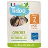 Image de Tidoo - Couches Ecologiques Voile 100% Naturel T2 (3-6kg)