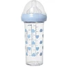 Image de Le Biberon Français Biberon Coeurs Bleus - 210 ml