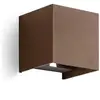 Image de GEA LUCE GES Applique murale à 2 sources lumineuses, carrée, LED, GES864C,
