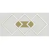 Image de GEA LUCE AFRODITE Applique murale 3 carrée, LED, FAFPO2,
