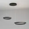 Image de GEA LUCE CRISEIDE Suspension à 2 sources lumineuses en décalage, LED, CRISEIDE S/2D N,