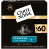 Image de CARTE NOIRE Café Espresso Classique n°7 (Dolce) 60 capsules