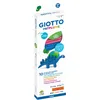 Image de GIOTTO Patplume - Assortiment de pâte à modeler 10 x 200g couleurs classiques