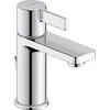 Image de Duravit D-Neo Mitigeur monocommande de lavabo, Robinet lavabo, Taille S (hauteur de sortie 87 mm), lavabo salle de bain avec tirette et garniture de vidage, Robinet salle bain, Robinet, chromé