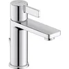 Image de Duravit D-Neo Mitigeur monocommande de lavabo, Robinet lavabo, Taille M (hauteur de sortie 110 mm), lavabo salle de bain avec tirette et garniture de vidage, Robinet salle bain, Robinet, chromé