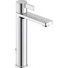 Image de Duravit D-Neo Mitigeur monocommande de lavabo, Taille L (hauteur de sortie 206 mm), Robinet lavabo salle de bain, Robinet salle bain avec tirette et garniture de vidage, Robinet, chromé
