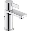 Image de Duravit D-Neo Mitigeur monocommande de lavabo, Taille S (hauteur de sortie 87 mm), Robinet salle bain avec tirette et garniture de vidage, robinet à économie d'énergie (FreshStart), chromé