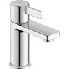 Image de Duravit D-Neo Mitigeur monocommande de lavabo, Robinet lavabo, Taille S (hauteur de sortie 87 mm), lavabo salle de bain, Robinet salle bain, robinet à économie d'énergie (FreshStart), chromé