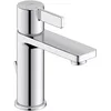 Image de Duravit D-Neo Mitigeur monocommande de lavabo, Robinet, Taille M (hauteur de sortie 110 mm), Robinet salle bain avec tirette et garniture de vidage, robinet à économie d'énergie (FreshStart), chromé