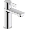 Image de Duravit D-Neo Mitigeur monocommande de lavabo, Robinet lavabo, Taille M (hauteur de sortie 110 mm), lavabo salle de bain, Robinet salle bain, robinet à économie d'énergie (FreshStart), chromé