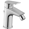 Image de Duravit No.1 Mitigeur monocommande de bidet, pour salle de bains (hauteur de sortie 75 mm), Robinet de bidet, monocommande pour bidet, avec tirette et garniture de vidage, robinetterie, chromé