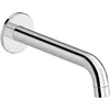 Image de Duravit No.1 bec déverseur, Bec de Baignoire, robinet de lavabo avec cache mural rond, robinet de lavabo salle de bain, robinetterie, chromé
