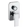 Image de Fortis Scala Robinet de douche monocommande, 2 sorties, Push, KIT avec corps encastré, 84691BRPC,