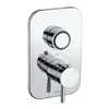 Image de Fortis Brera Mitigeur thermostatique pour 2 sorties, Push, PACK avec corps d’encastrement, 78702THBPC,