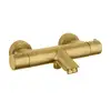 Image de Fortis Brera Mitigeur thermostatique de baignoire pour 2 sorties, en applique, 78111THBG,