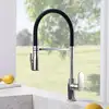 Image de Fortis Lica flex Robinetterie de cuisine à 2 types de jets, pivotante avec bec souple en silicone, 1855700PC,