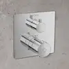 Image de Fortis square Mitigeur thermostatique pour 2 sorties, pour corps d’encastrement Toya, 84691THPC,