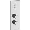 Image de Fortis Mitigeur thermostatique pour 2 sorties, installation à la verticale, pour corps d’encastrement Blocco, 50722THPC,