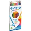 Image de GIOTTO Stilnovo - Etui 12 crayons de couleur