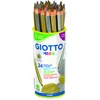 Image de GIOTTO Mega - Pot 24 crayons de couleur or et argent