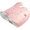 Image de Tataway Dossier de siège auto pour enfant avec motifs d'étoiles roses i-Size ECE R129. Élévateur de voitures pour enfants de 6 à 12 ans, 125-150 cm, 22-36 kg