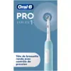 Image de Oral-B Pro 1 Brosse à Dents Électrique Sensitive Clean Bleue - 3 Modes De Nettoyage 3D Dont Douceur, Brossage Avec Des Oscillo-Rotations Et Pulsations, Brossette De Rechange Ronde Oral B, Chargeur