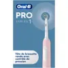 Image de Oral-B Pro 1 Brosse à Dents Électrique Cross Action Rose - 3 Modes De Nettoyage 3D Dont Douceur, Brossage Avec Des Oscillo-Rotations Et Pulsations, Brossette De Rechange Ronde Oral B, Chargeur