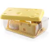 Image de Snips Boîte à Fromage, 3 LT, Conteneur Transparent et Couvercle Jaune, Grille Détachable, Dimensions 26 x 17 x 10, Made in Italy
