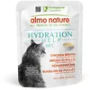 Image de Almo Nature HFC Hydration Help, Aliment Humide pour Chats - Bouillon de Poulet et Filet de Poulet - Qualité Humaine, sans Gluten, Monoprotéique, 50g, Pack de 24, 1,2 kg