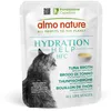 Image de Almo Nature HFC Hydration Help, Aliment Humide pour Chats - Bouillon de Thon et Filet de Thon - Qualité Humaine, sans Gluten, Monoprotéique, 50g, Pack de 24, 1,2 kg