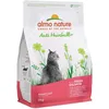Image de Almo Nature Anti Hairball - Croquettes pour Chat Adulte au Saumon Frais, avec Mélange de Fibres Végétales pour Contrer la Formation de Boules de Poils - Sac de 2 kg