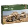 Image de ITALERI IT15769 15769 SD Voiture 222/223 Échelle 1:56 Kit Plastique à Assembler Modélisme