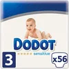 Image de Dodot Sensitive T3 Pañales 6-10 Kg 56 Uds