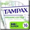 Image de Tampax Tampons super absorbants Protection coton Lot de 16 tampons