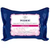 Image de Acqua alle Rose, Lingettes démaquillantes apaisantes pour peaux sensibles à l'extrait de rose de Chinensis avec effet protecteur et dissolvant sur le visage, les yeux et les lèvres, 20 lingettes