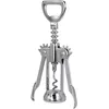 Image de METALTEX Tire Bouchon à Levier - Ouvre-Bouteille Vin avec 2 Leviers - Acier et Alliage Zinc Chromé - Facile à Utiliser - Robuste et Durable